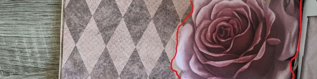 How to fussy cut - step 1