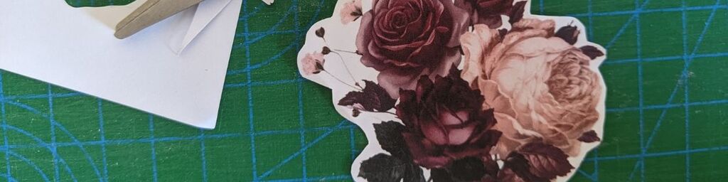 Fussy cutting with a border