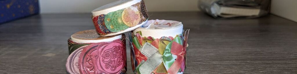 Washi tape sticker rolls