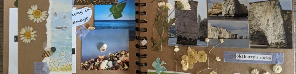 Nature themed junk journal